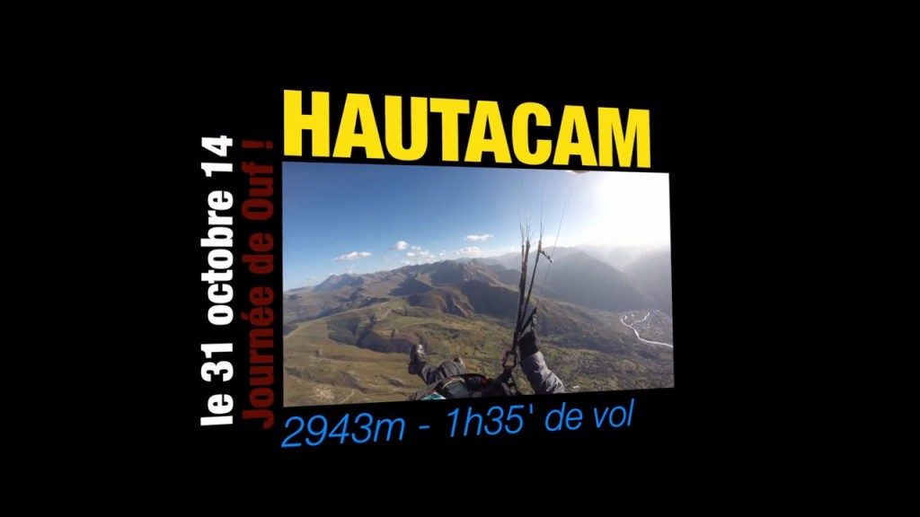 Vol sur le site parapente Hautacam (65)
