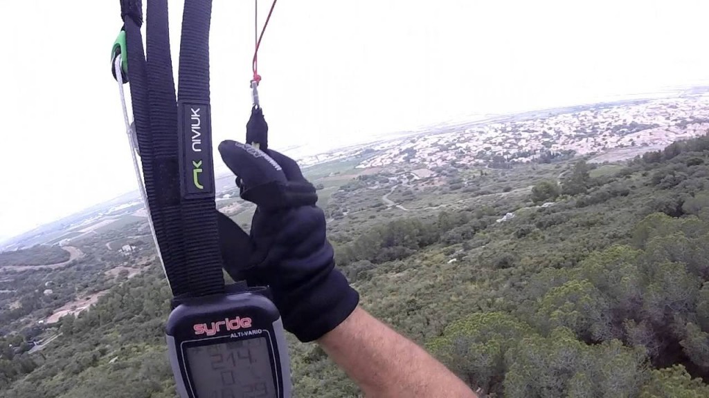 Vol sur le site parapente La Gardiole (Frontignan – 34)