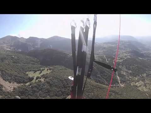 Vol sur le site parapente Patras (Grèce)