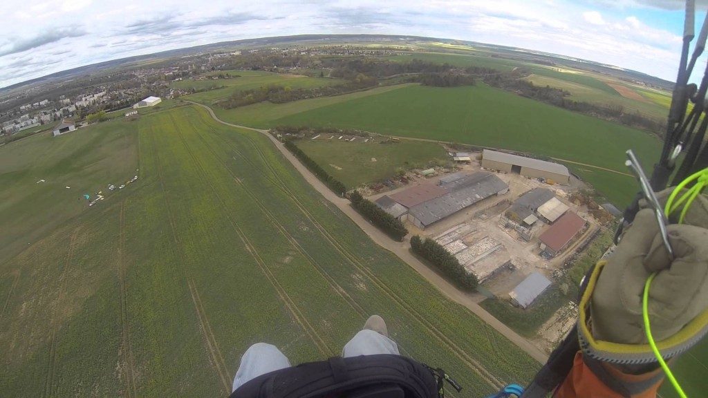 Vol treuil parapente : problème au largage du cable